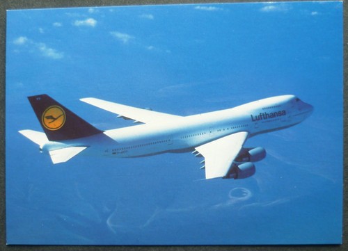 Lufthansa postkarte boeing - postkarte, b