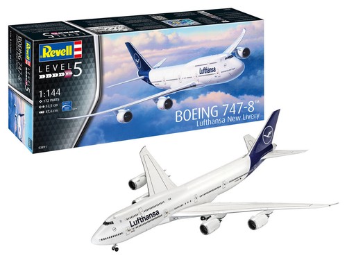 Revell 03891 boeing 747 - revell, 747-8