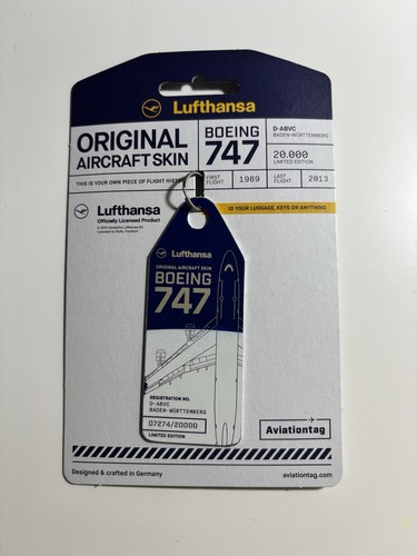 Aviationtag lufthansa boeing - lufthansa,
