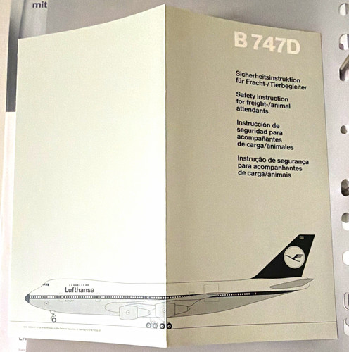 Lufthansa safety instruction - safety,