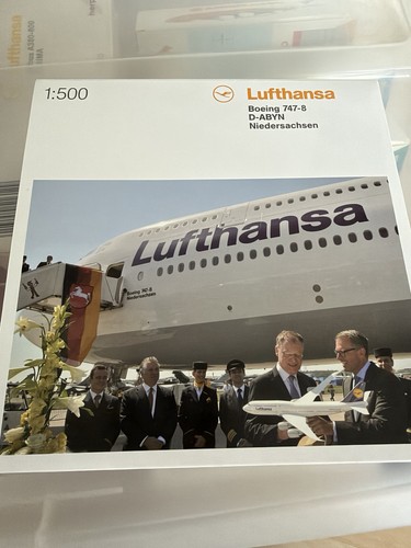 Herpa lufthansa boeing 747 - herpa, 747-8