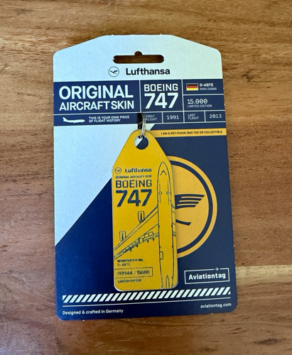 Aviationtag lufthansa boeing - aviationtag,