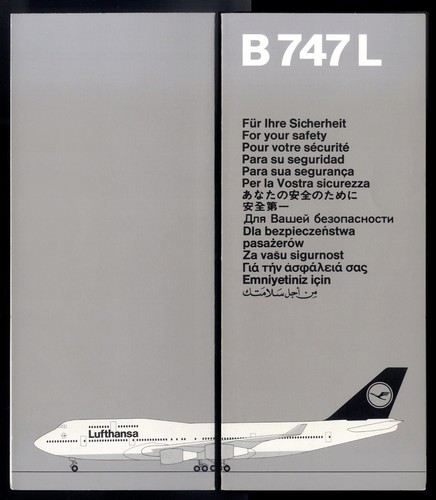 Lufthansa boeing 747 l - b,