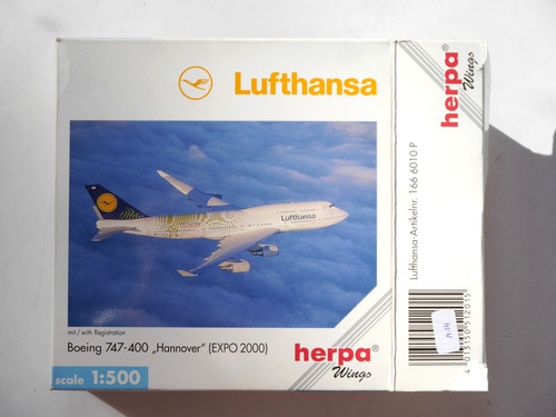 Boeing 747 400 lufthansa expo - lufthansa, "expo