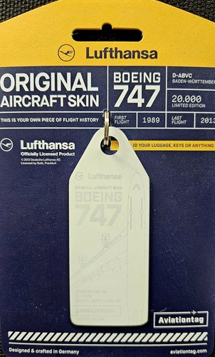 Aviationtag lufthansa boeing - aviationtag,