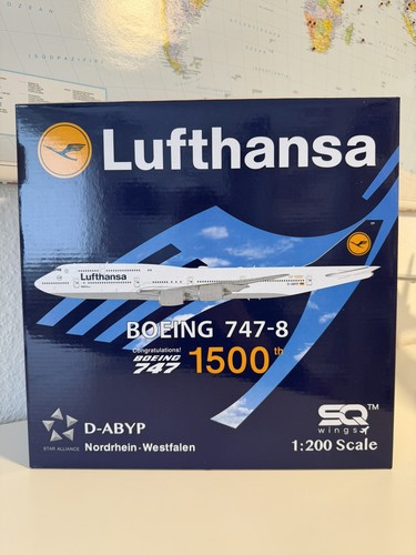 200 lufthansa boeing - boeing, b747-8