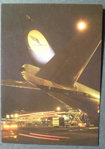 Lufthansa postkarte boeing - lufthansa,