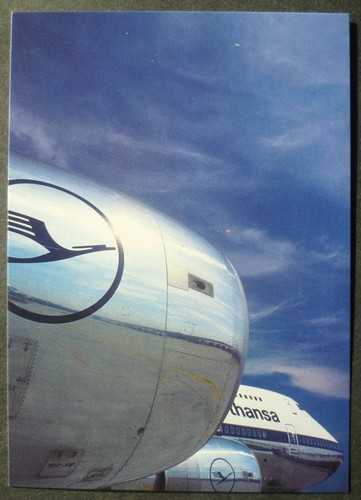 Lufthansa postkarte boeing - lufthansa,