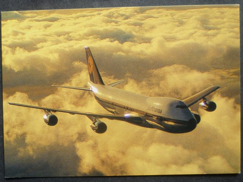 Lufthansa postkarte boeing - postkarte, b