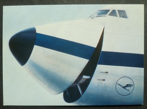 Lufthansa postkarte boeing - postkarte,