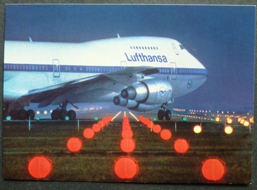 Lufthansa postkarte boeing - lufthansa,