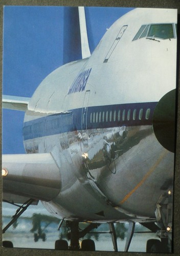 Lufthansa postkarte boeing - lufthansa, b